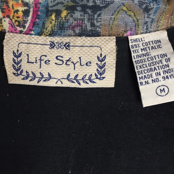 Metallic Floral Jacket - Picture 4 of 5